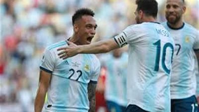 بكعب «مارتينيز».. الأرجنتين يتقدم على فنزويلا في الشوط الأول ويقترب من نصف نهائي «كوبا»