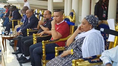 رئيس الاتحاد الإفريقي يشهد مباراة مدغشقر ونيجيريا باستاد الإسكندرية