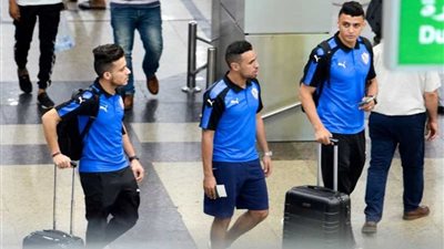 بعثة الزمالك تصل مطار بافوس