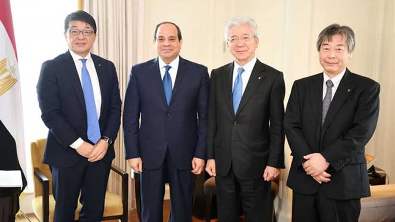 الرئيس السيسي يستقبل