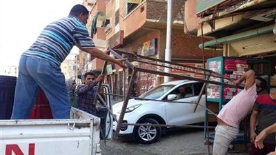 تحرير 99 محضر إشغال ونظافة وبيئة ورفع 57 طن مخلفات بقرى أبوتيج