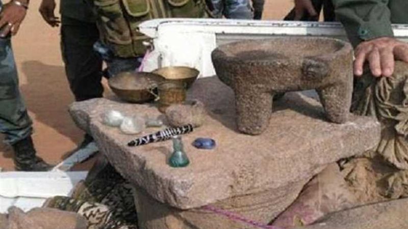 محاولة تهريب آثار