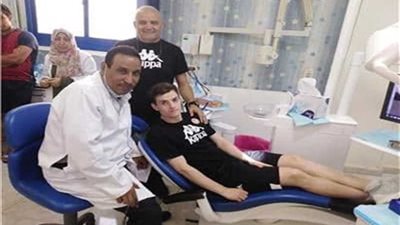 مستشفى كهرباء الإسماعيلية تعالج مدافع 