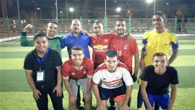 جامعة أسيوط تفوز بالمركز الثالث بكرة القدم بمعسكر حلوان