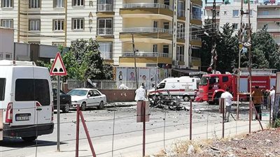 انفجار ببلدة ريحاينة التركية ..وأردوغان يرحج عمل إرهابى