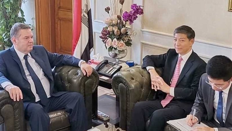 سفير الصين خلال افتتاح