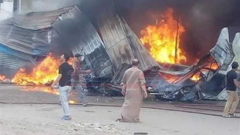 السيطرة على حريق