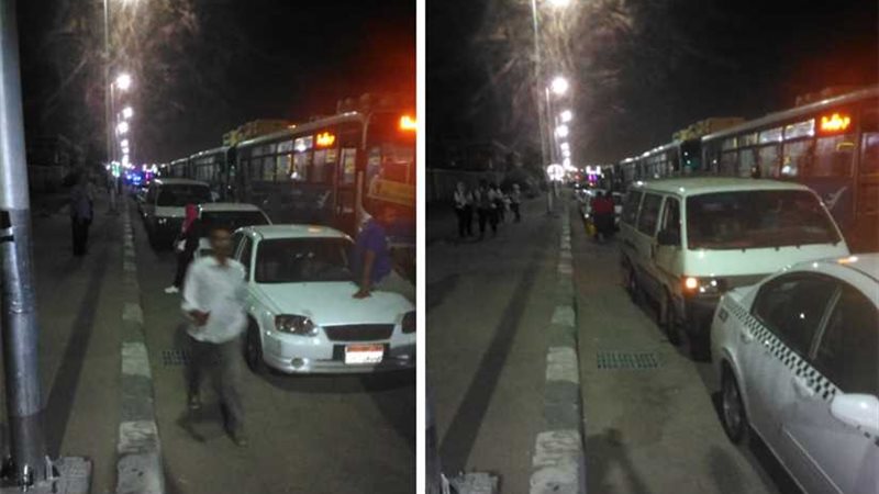 الأتوبيسات تنقل جماهير