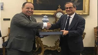 وزير المالية يبحث مع نظيره الإيطالي تعزيز الشراكة بين البلدين
