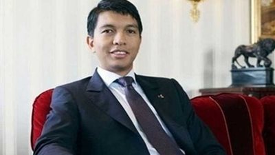 رئيس جمهورية مدغشقر يشهد مباراة منتخب بلاده امام الكونغو الديمقراطية باستاد الإسكندرية