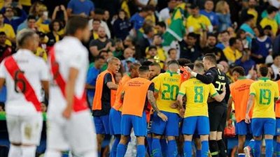كوبا2019| البرازيل ينهي الشوط الأول متقدمًا على بيرو 1/2