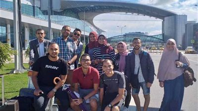 وفد طلابي من جامعة أسيوط يصل روسيا في زيارة ثقافية وتعليمية