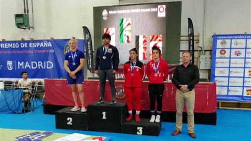 عقب تتويجها ببرونزية