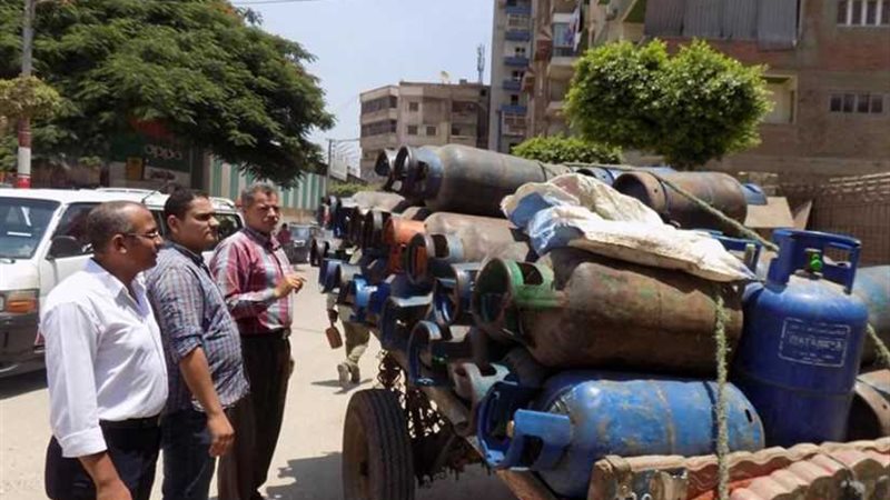 ضبط 95 أسطوانة غاز