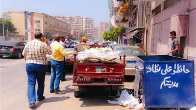 حي غرب المنصورة يشن حملة لضبط النباشين والفريزة