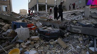 ارتفاع حصيلة مصابي زلزال ضرب جنوب غربي إيران إلى 112 مصابا