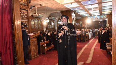 البابا تواضروس يلقي عظته الأسبوعية من كنيسة السيدة العذراء بكاتدرائية العباسية