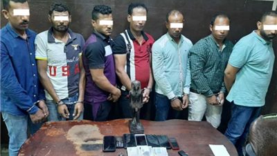 القبض على تشكيل عصابي انتحل صفة رجال شرطة للاستيلاء على تمثال فرعوني