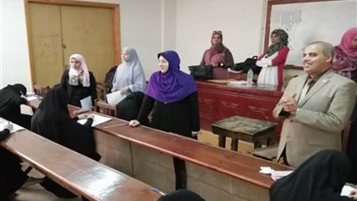 رئيس جامعة الأزهر يتفقد لجان كلية الدراسات العليا بمدينة نصر