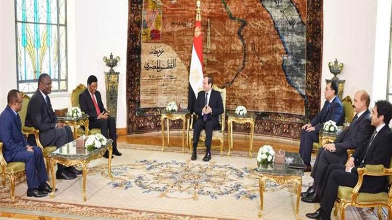 الرئيس السيسي يستقبل