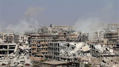 انفجار بالقرب من كنيسة السيدة العذراء وسط القامشلي بسوريا