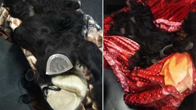 جمارك مطار القاهرة تحبط محاولتي تهريب أدوية وشعر طبيعي مستعار