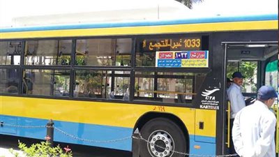 10 سيارات أوتوبيس جديدة تعمل بالغاز الطبيعي تدخل الخدمة بالقاهرة