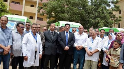 قافلة طبية مجانية بكفر فرسيس في بنها