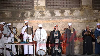 عرض فرقة الطبول النوبية بقبة الغوري