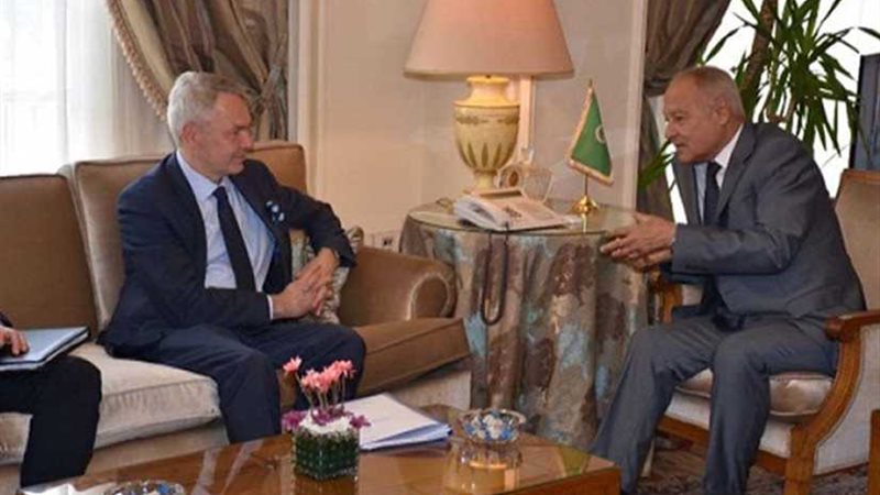 أبو الغيط ووزير خارجية