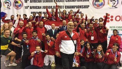 فراعنة الألعاب الاخري يرسمون البهجة والسعادة في وجوه المصريين