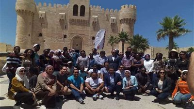 شباب المتدربين بقلعة قايتباي