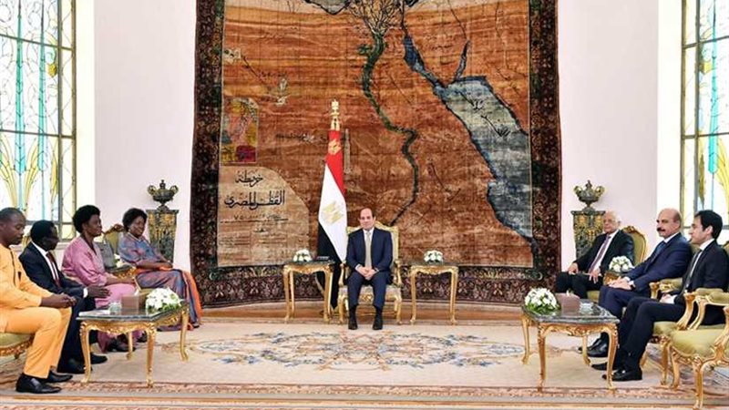 الرئيس السيسي يستقبل