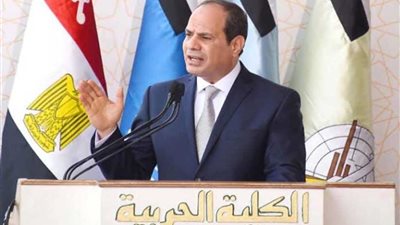 الرئيس عبد الفتاح السيسي يشهد حفل تخرج دفعة جديدة من طلبة الكليات العسكرية