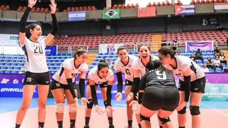 منتخب شابات الطائرة