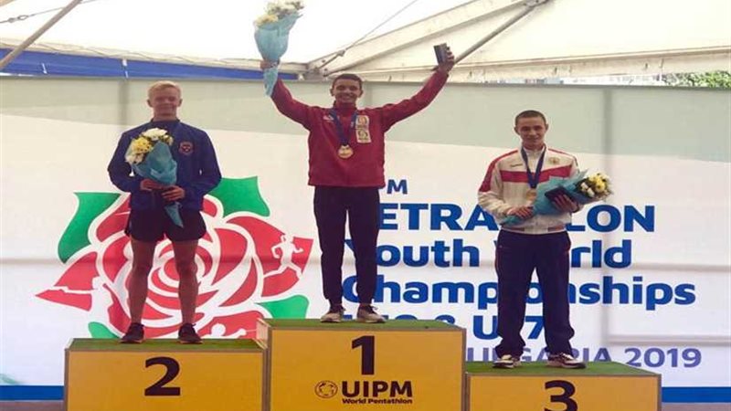 معتز وائل يحصد الذهبية