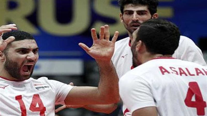 منتخب الطائرة يواجه