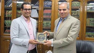 المحرصاوى يؤكد دعمه لفريق هندسة الأزهر المشارك في مسابقة الفنية العسكرية