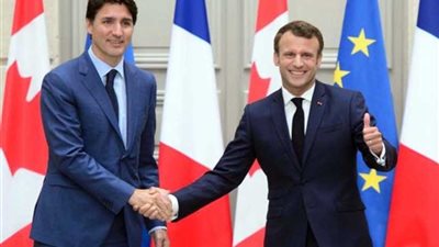 رئيس وزراء كندا والرئيس الفرنسي يناقشان هاتفيا استعدادات اجتماع 