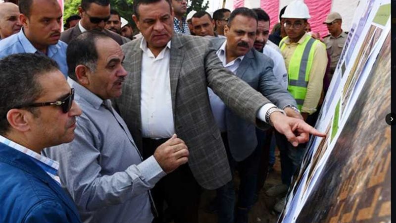 محافظ البحيرة فى