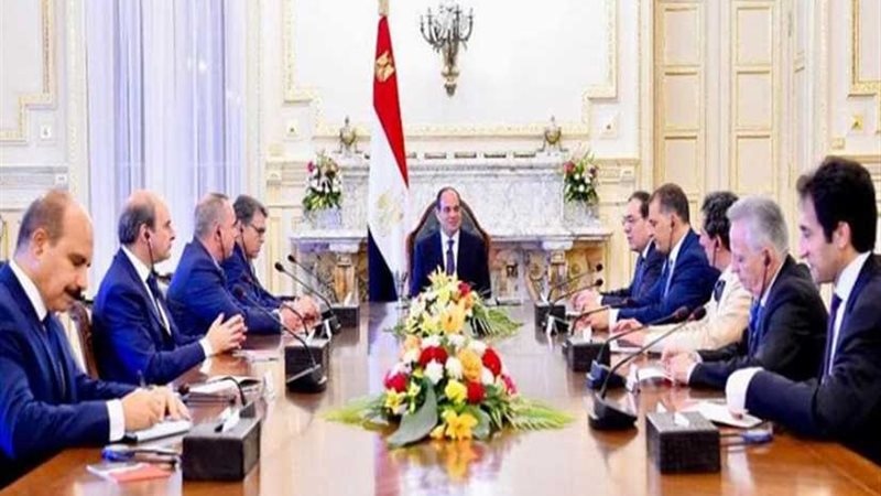 السيسي يستقبل رؤساء