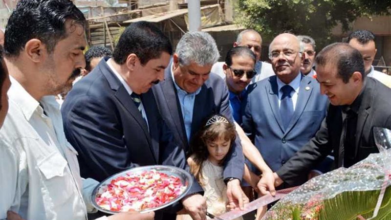 محافظ القليوبية ونجل