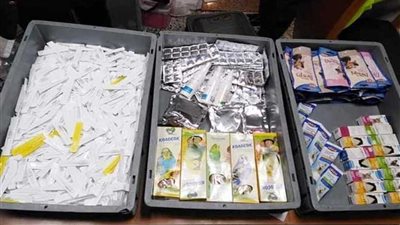 جمارك مطار سوهاج تحبط محاولة تهريب كمية من الأدوية البيطرية