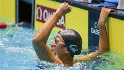 السباحة المصرية فريدة عثمان تتأهل لنهائي سباق 50 متر فراشة ببطولة العالم