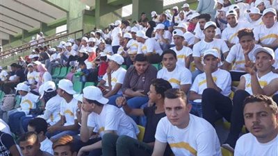 بالصور.. 5000 شاب وفتاة في استقبال وزير الرياضة بالقليوبية