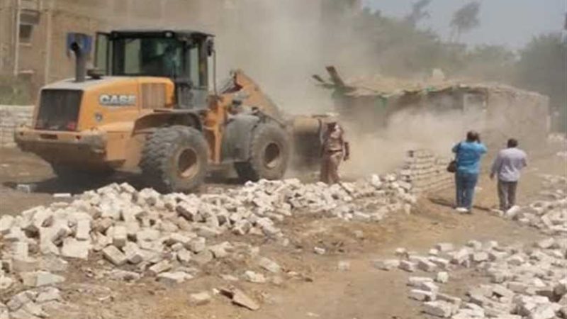 إزالة 841 حالة تعدٍّ