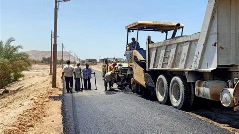 بدء تنفيذ الرصف في