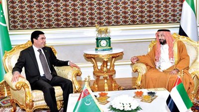 الإمارات وتركمانستان تبحثان تعزيز التعاون الثنائي