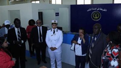 عدد من الشخصيات الإعلامية الإفريقية .. فى زيارة لأكاديمية الشرطة