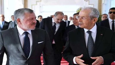 الرئيس التونسي المؤقت يستقبل ملك الأردن لتقديم واجب العزاء في وفاة السبسى